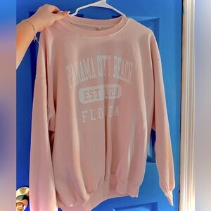 Pink graphic Florida crewneck, barely worn, size 2xl but fits a bit smaller!💗💗